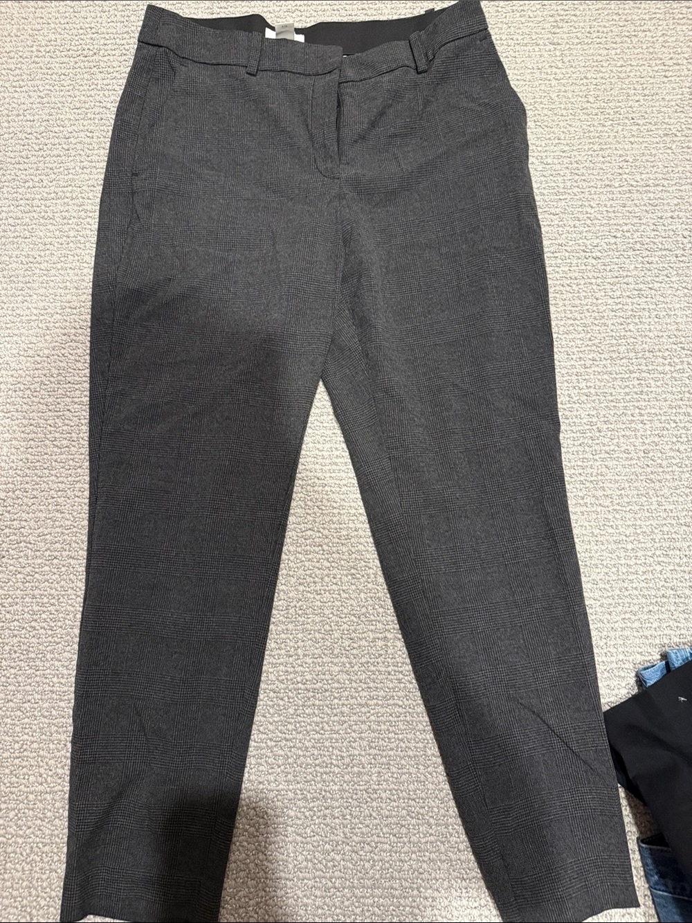 H&M Dark Gray Cropped Dress Pants